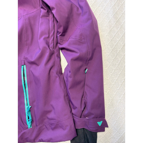 GUC Obermeyer Gorpore Technical Prizim Purple & Teal Ski Jacket Woman's Size 14 - Picture 13 of 13